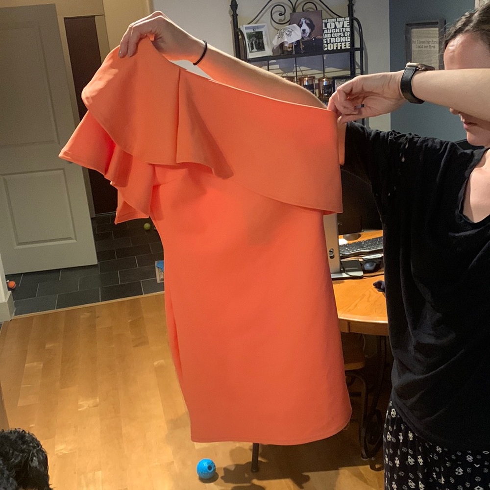 NWT SALMON COLOR DRESS CLUB LONDON